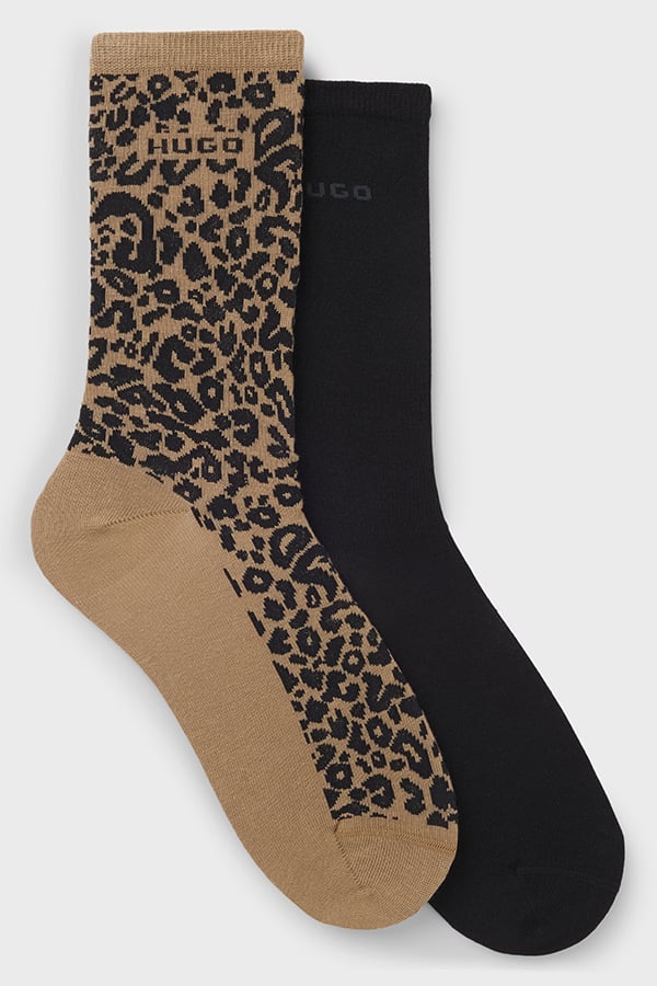 ΚΑΛΤΣΕΣ 2 ΤΕΜ HUGO - 960 ΛΕΥΚΟ ΜΟΤΙΒΟ